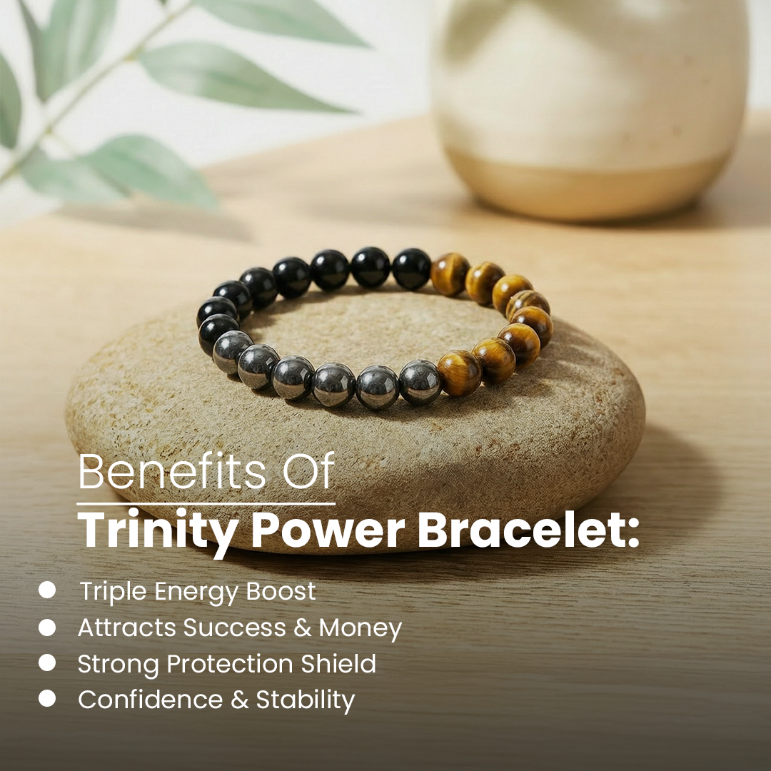 Trinity Power Bracelet by MANI MAYA