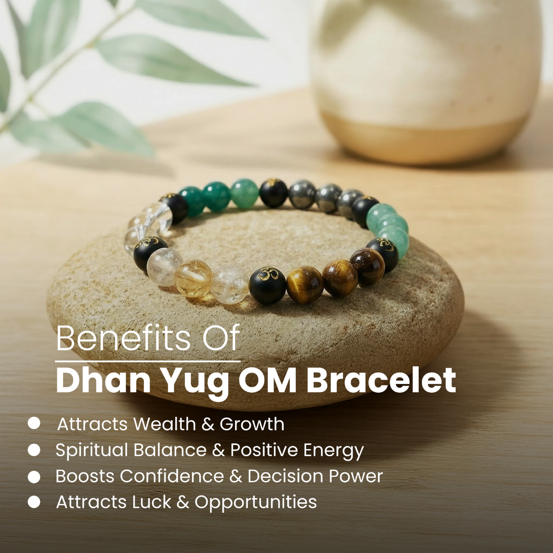 Manimaya Dhan Yog Om Bracelet