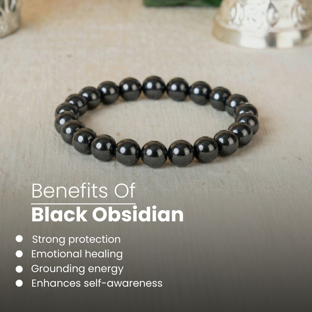 Manimaya Black Obsidian Bracelet