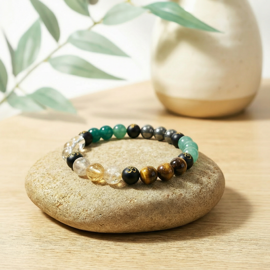 Manimaya Dhan Yog Om Bracelet