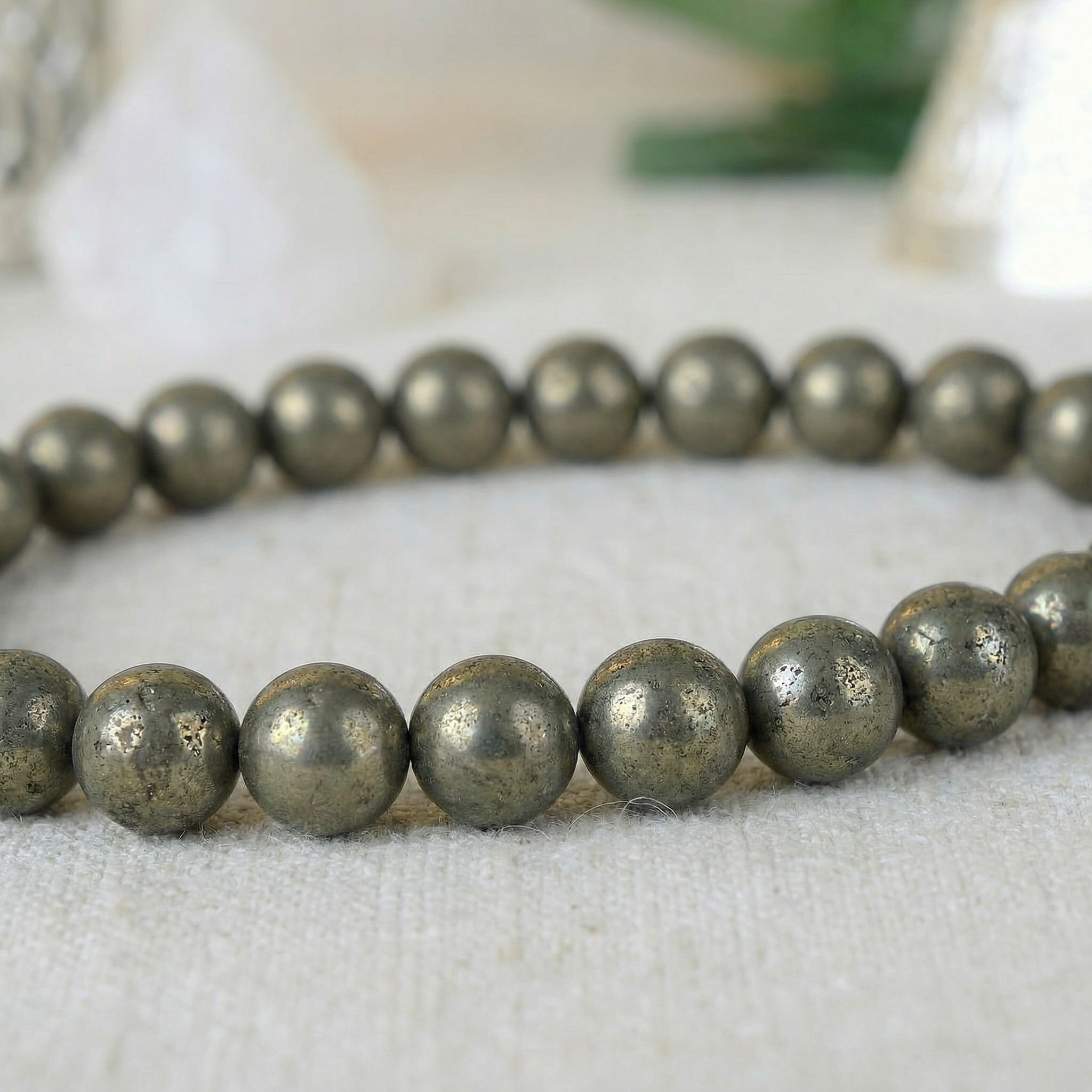 ✨ Pyrite Bracelet by MANI MAYA