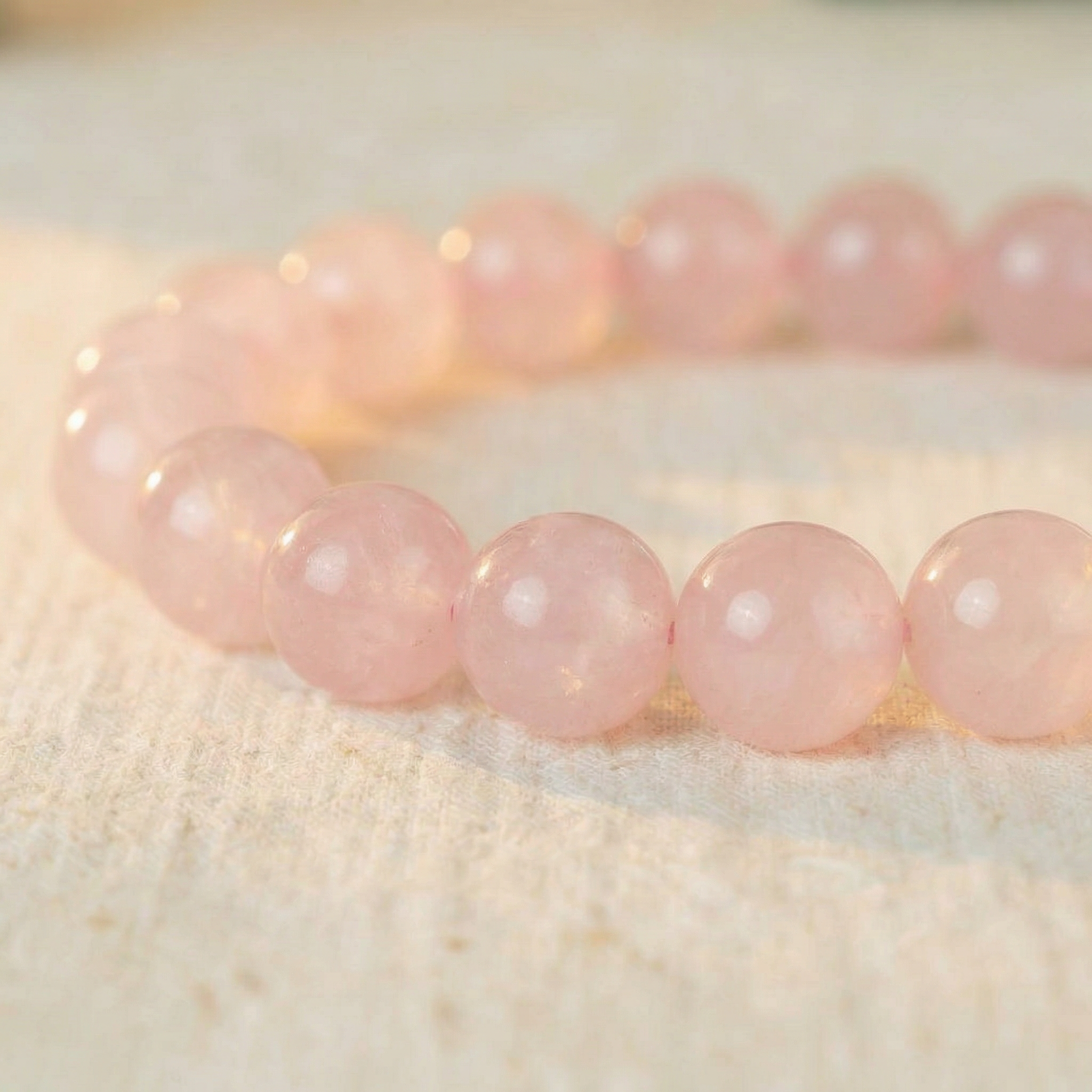 🌸 Rose Quartz Bracelet by MANI MAYA