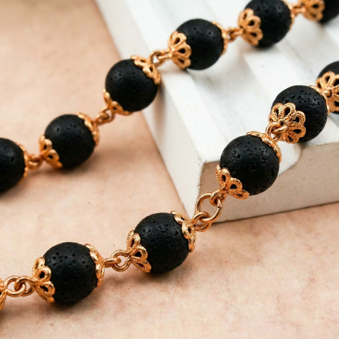 🖤 Karungali Maala with Copper Cap by MANIMAYA