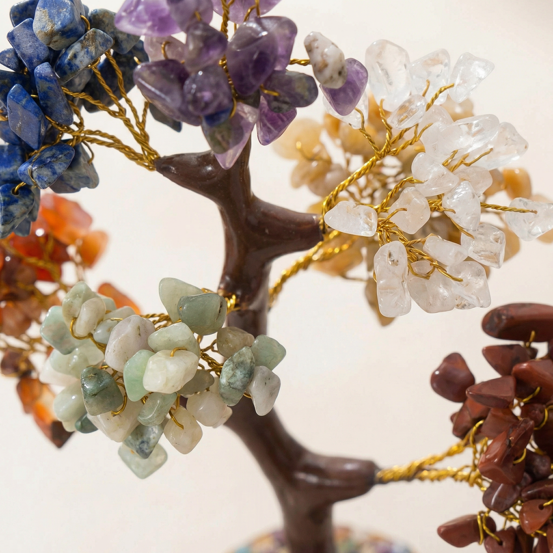 Manimaya Natural 7 Chakra Crystal Tree