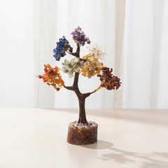 Manimaya Natural 7 Chakra Crystal Tree