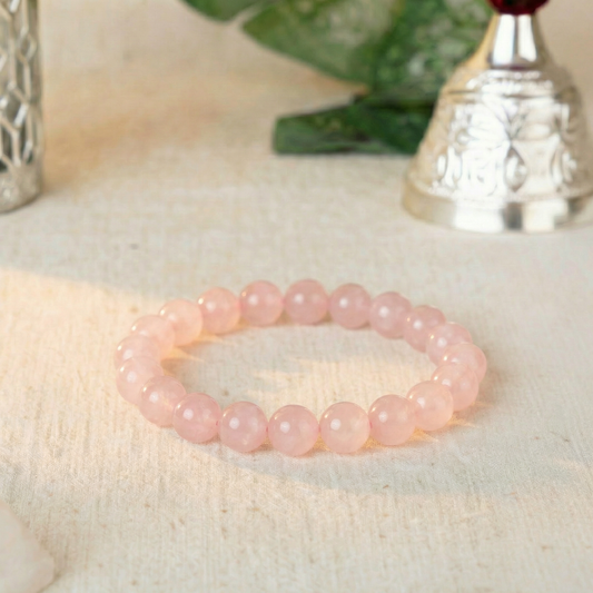 🌸 Rose Quartz Bracelet by MANI MAYA