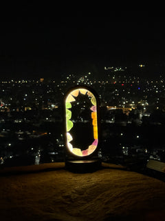 MANI MAYA Multi Crystal Healing LED Lamp