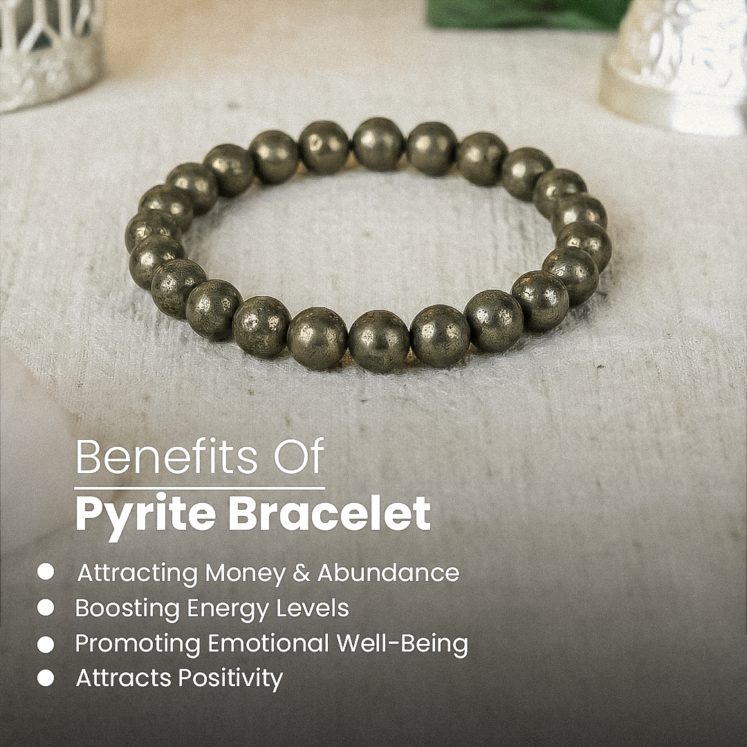 ✨ Pyrite Bracelet by MANI MAYA